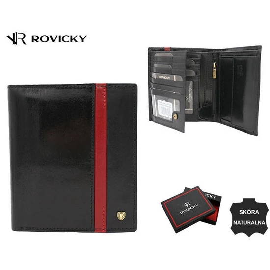 RFID bőr pénztárca ROVICKY 22317-RVTP