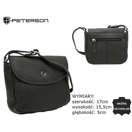 PETERSON bőrtáska PTN 17571-FTS