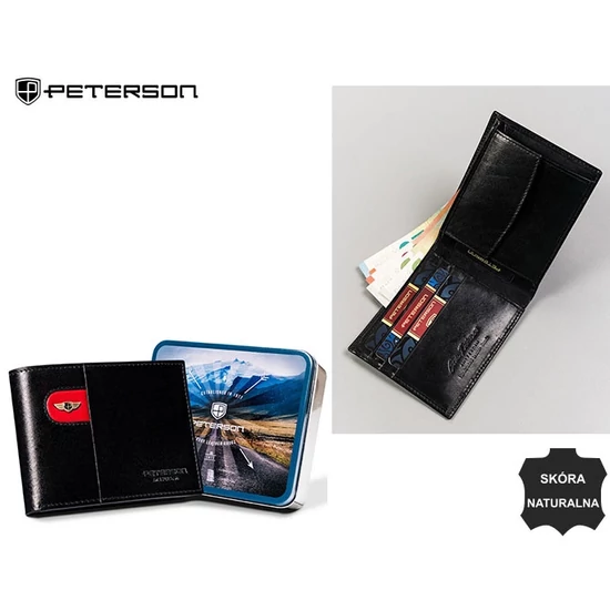 Férfi bőr pénztárca PTN 22303-VT-E