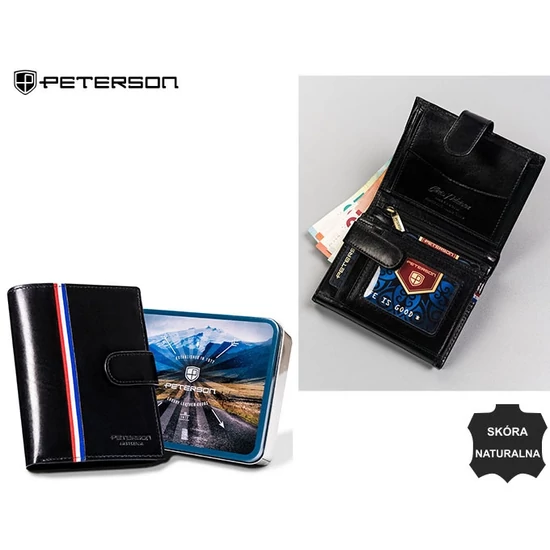 Férfi bőr pénztárca PTN 22309L-VT-A