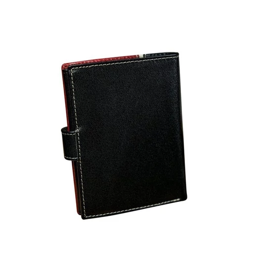 RFID bőr pénztárca ROVICKY 331L-RBA-D NAVY-RED