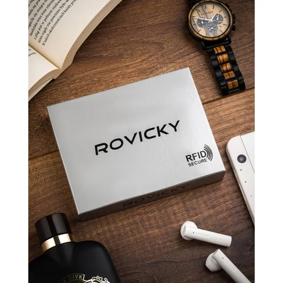ROVICKY RFID bőr pénztárca CPR-2020-BAR