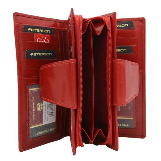 PETERSON PTN 204-VTBD RFID bőr pénztárca