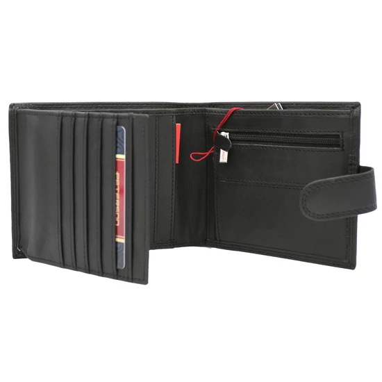 Bőr pénztárca PTN MR-08L-CN BLACK