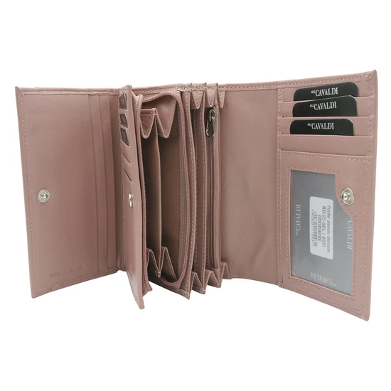 CAVALDI 4U RFID bőr pénztárca RD-22-GCL-0931 WOODR