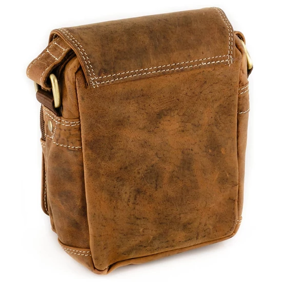 Bőr táska 250591-MH BROWN