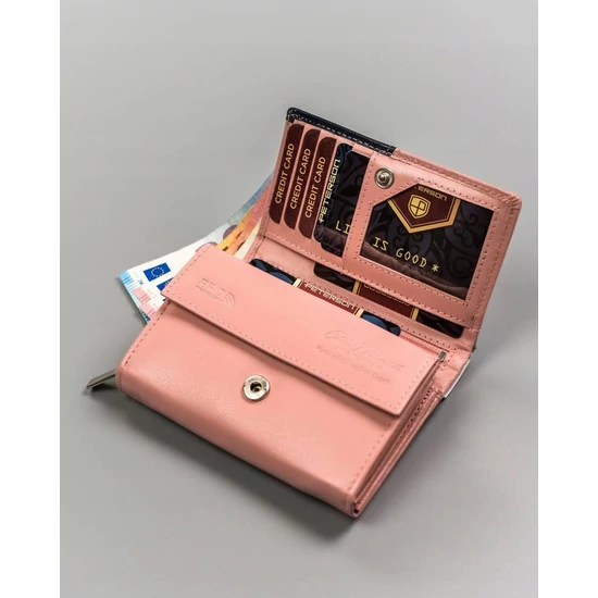 PETERSON PTN RD-02-GCL-Y RFID bőr pénztárca