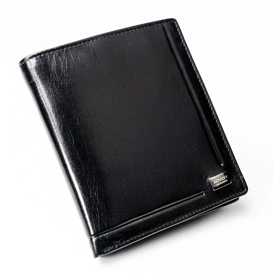 ROVICKY PC-105-BAR BLACK RFI férfi RFID bőr pénztárca