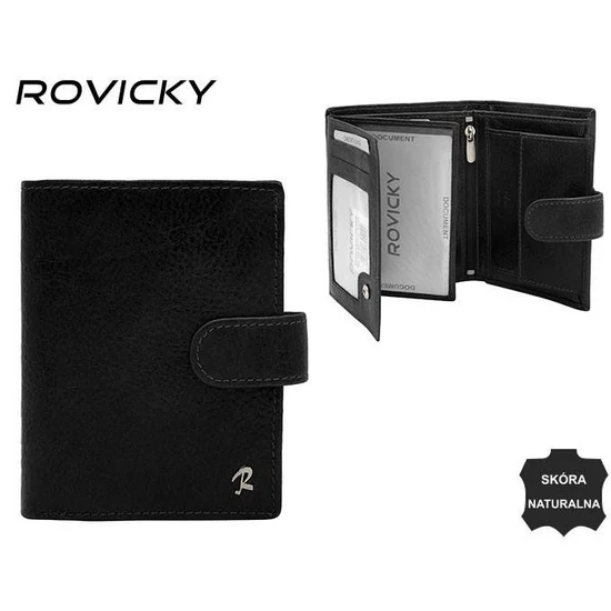 ROVICKY RFID bőr pénztárca N4L-ISR-BP