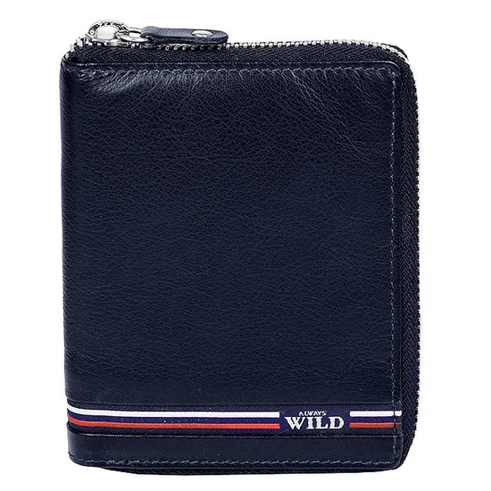RFID bőrtárca ALWAYS WILD N4Z-GV Tengerészkék