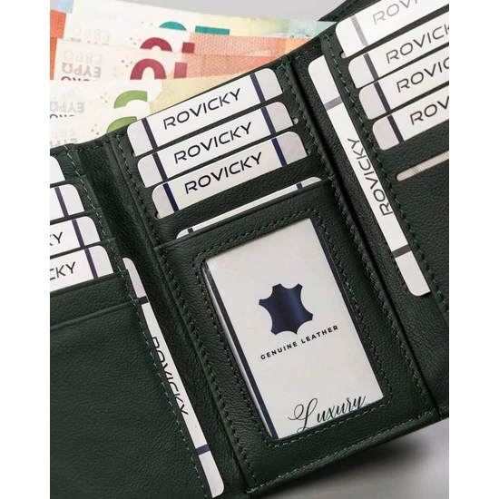 ROVICKY RH-23-1-SH RFID bőr pénztárca