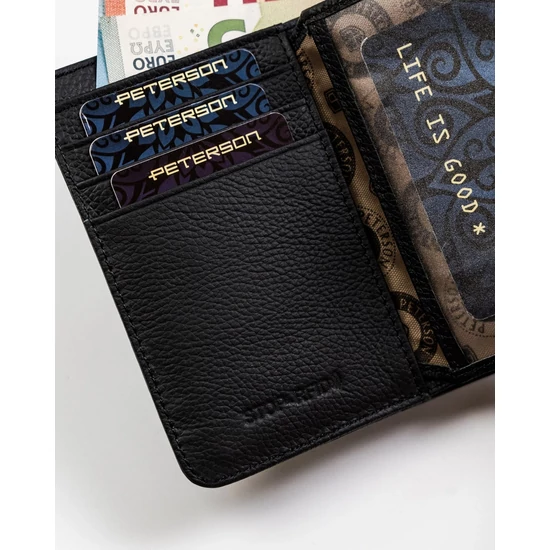 PETERSON PTN BC-602 RFID bőr pénztárca