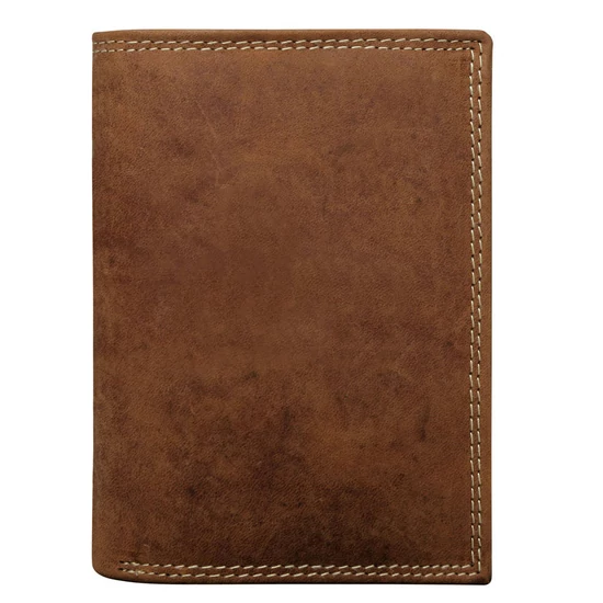 Férfi bőr pénztárca N4-CHM-NL BOX-9103 Cognac