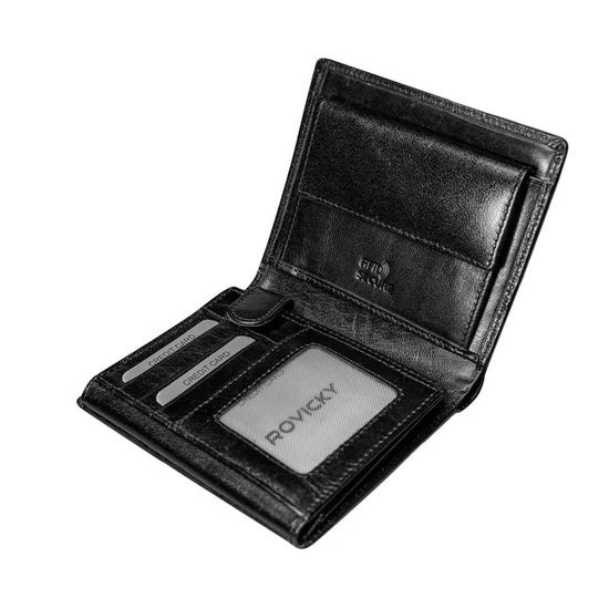 ROVICKY bőr RFID pénztárca PC-102-BAR