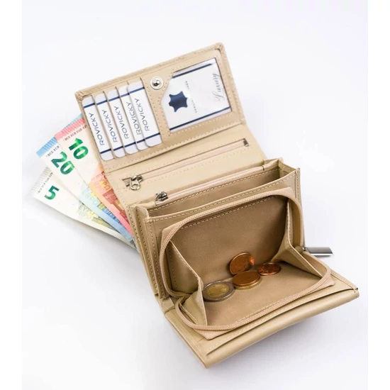 ROVICKY RFID bőr pénztárca R-RD-02-GCL-Q