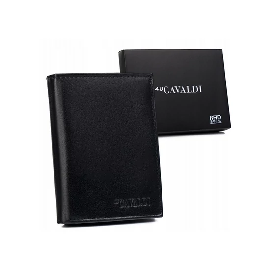 CAVALDI 0800-P-BS-RFID 4U RFID bőr pénztárca