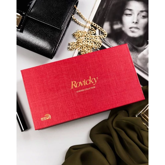 ROVICKY RFID bőr pénztárca R-42102-SG