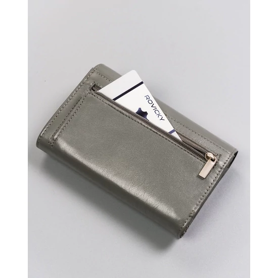 CAVALDI RFID bőr pénztárca RD-22-GCL-0887 SZÜRKE