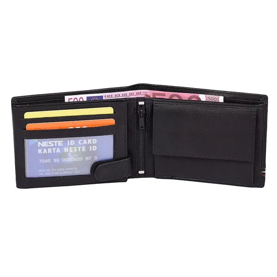 ALWAYS WILD RFID bőr pénztárca N992-GV Fekete