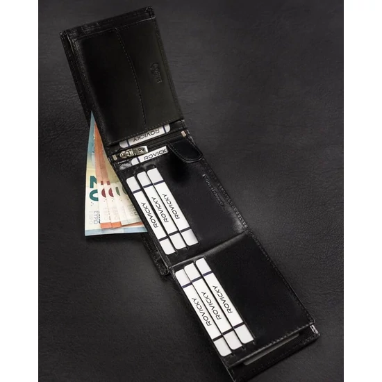 RFID bőr pénztárca ROVICKY RV-7680286-BCA RV-7680286-BCA