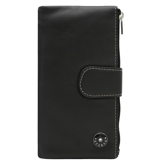 Női bőr pénztárca PTN D24-L-MNK Black Multi