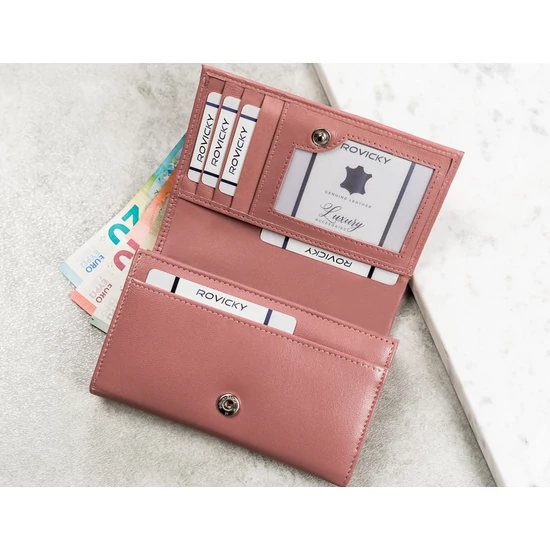 CAVALDI 4U RFID bőr pénztárca RD-22-GCL-0931 WOODR