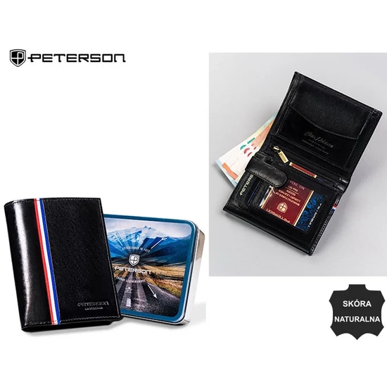 Férfi bőr pénztárca PTN 22309-VT-A