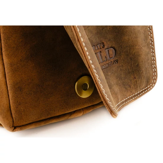 Bőr táska 250591-MH BROWN