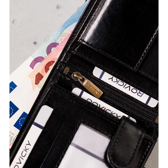 ROVICKY RFID bőr pénztárca N992L-RVTP