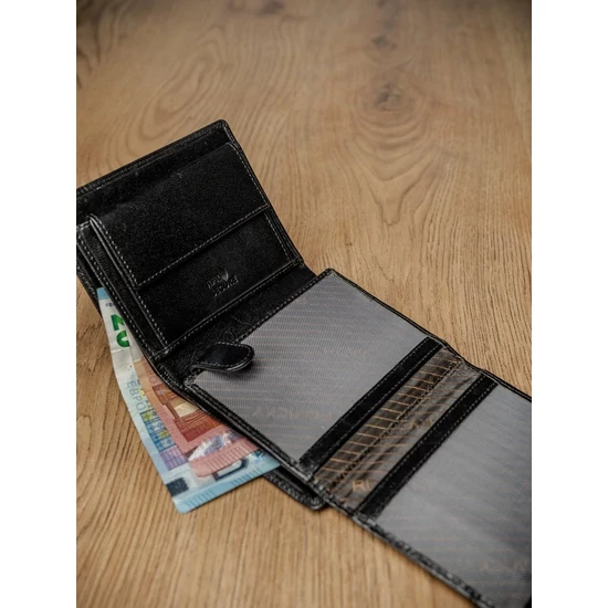 ROVICKY bőr RFID pénztárca PC-102-BAR