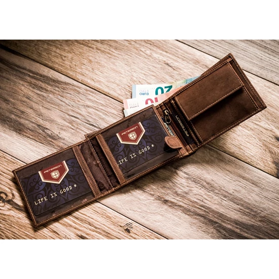 PETERSON PTN 304G RFID bőr pénztárca