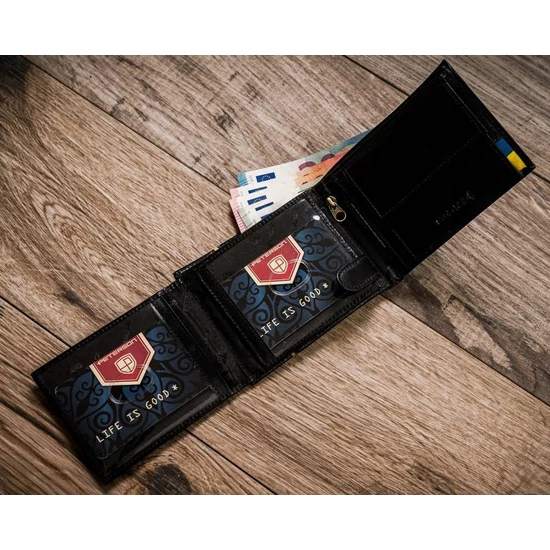PETERSON PTN 304-P-UP UA RFID bőr pénztárca