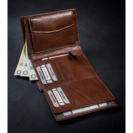 ROVICKY bőr RFID pénztárca PC-101-BAR