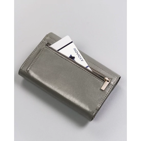 CAVALDI RFID bőr pénztárca RD-22-GCL-0887 SZÜRKE