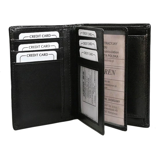 CAVALDI 0800-P-BS-RFID 4U RFID bőr pénztárca