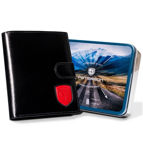 Férfi bőr pénztárca PTN 22309L-VT-T BL-R