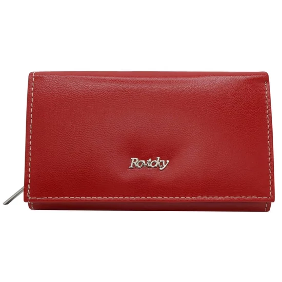 Női bőr pénztárca R-RD-21-GCL Red-Multi2