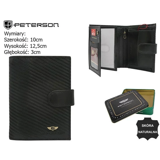 Bőr pénztárca PTN 339Z-CA-6679 BLA
