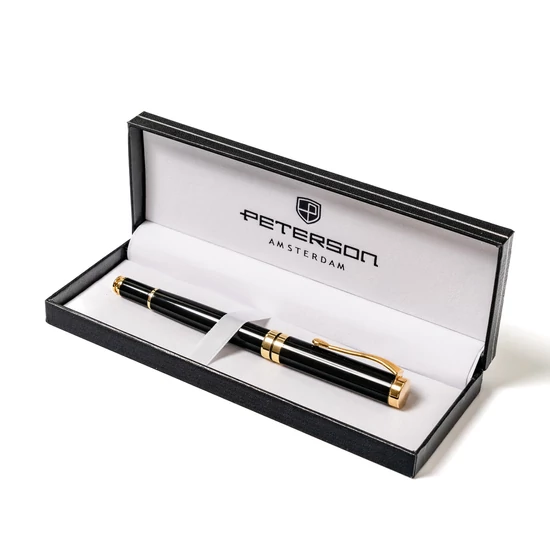Elegáns golyóstoll ajándékdobozban Peterson PTN 339 Gold