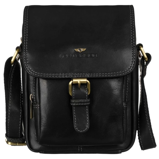 Bőr táska PTN TB-012-COM BLACK