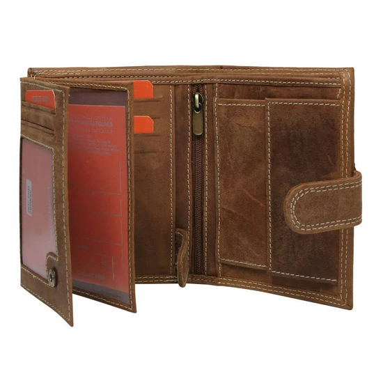 Férfi bőr pénztárca N4L-CHM-NL-29134 Cognac