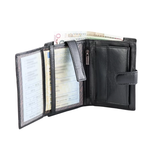 ROVICKY bőr RFID pénztárca PC-104L-BAR Barna