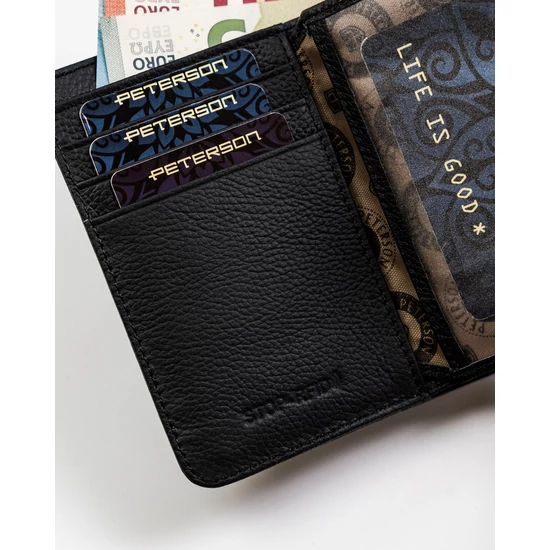 PETERSON PTN BC-602 RFID bőr pénztárca