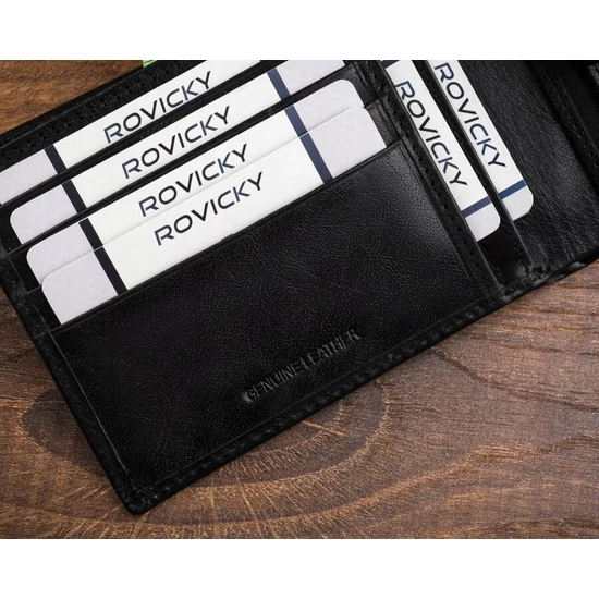ROVICKY RFID bőr pénztárca CPR-2020-BAR