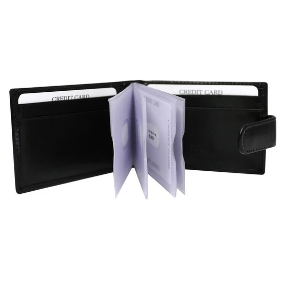 Bőr kártya tok TW-02-VT-NL BLACK