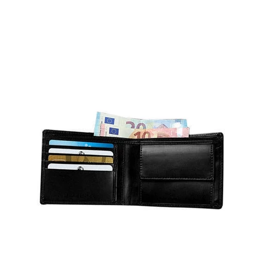 Férfi RFID bőr pénztárca N7-02-GG FEKETE