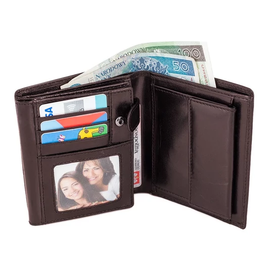 ROVICKY bőr RFID pénztárca PC-102-BAR