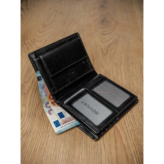ROVICKY bőr RFID pénztárca PC-106-BAR