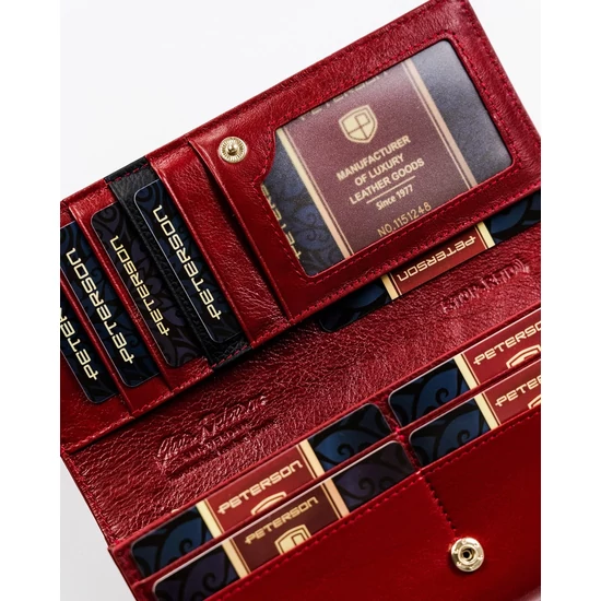 PETERSON PTN PL-721 RFID bőr pénztárca