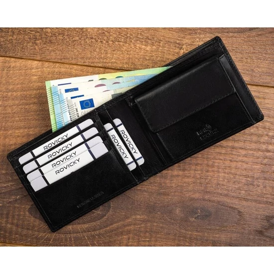 ROVICKY RFID bőr pénztárca CPR-2020-BAR